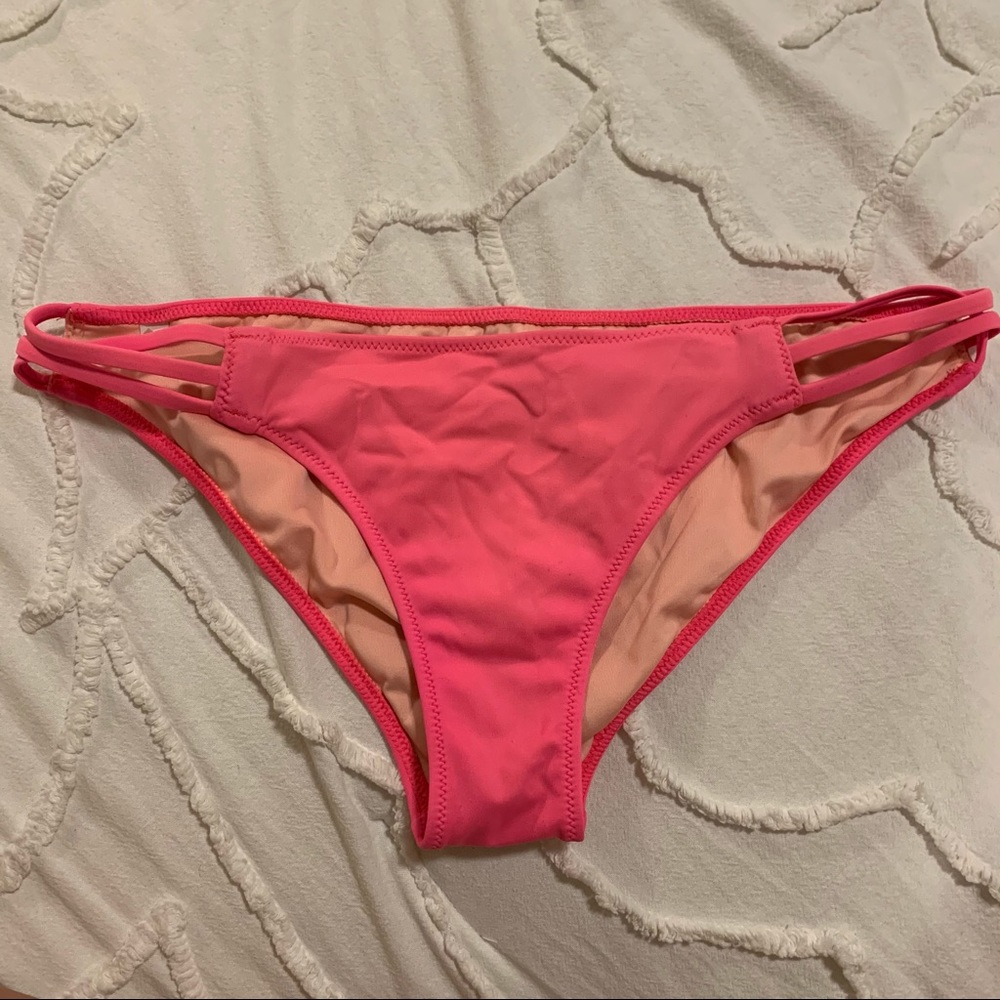 Pink Cheeky Bikini Bottom